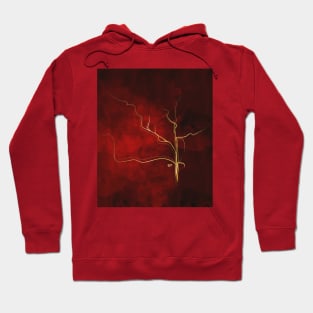 Kintsugi Red #art #decor #buyart #japanese #gold #red #kirovair #design Hoodie